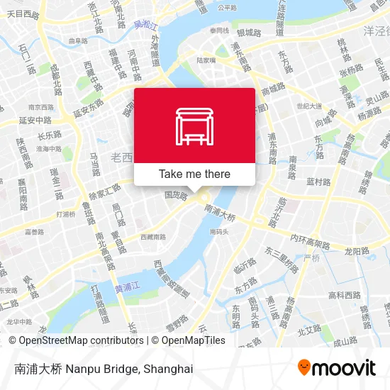 南浦大桥 Nanpu Bridge map