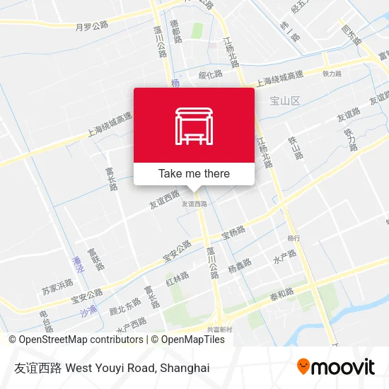 友谊西路 West Youyi Road map