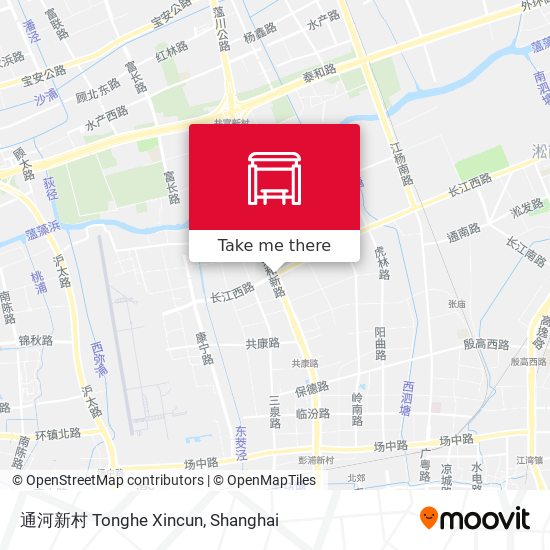 通河新村 Tonghe Xincun map