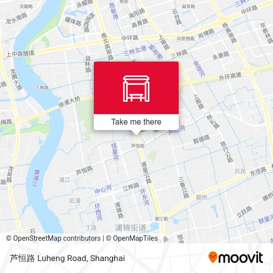 芦恒路 Luheng Road map