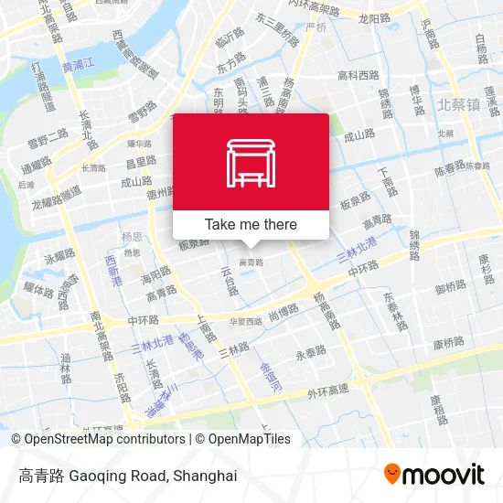 高青路 Gaoqing Road map