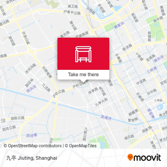 九亭 Jiuting map
