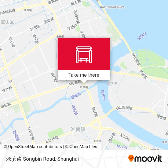 淞滨路 Songbin Road map