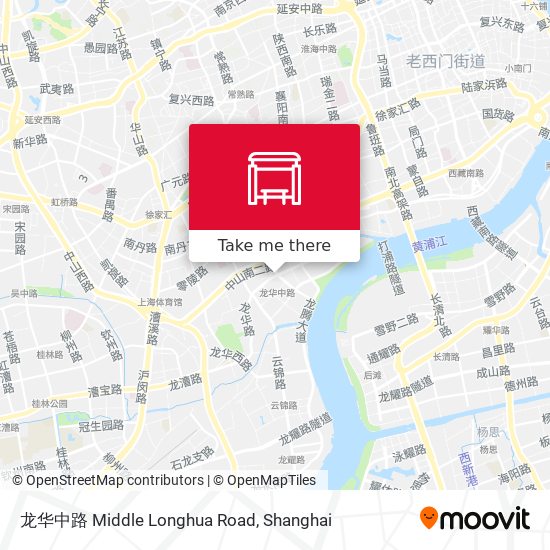 龙华中路 Middle Longhua Road map