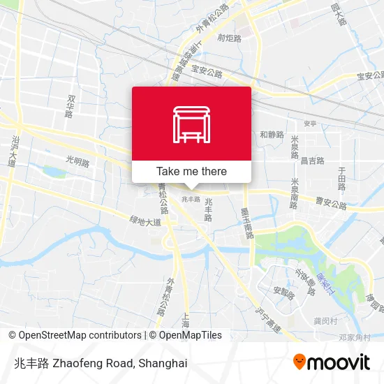 兆丰路 Zhaofeng Road map