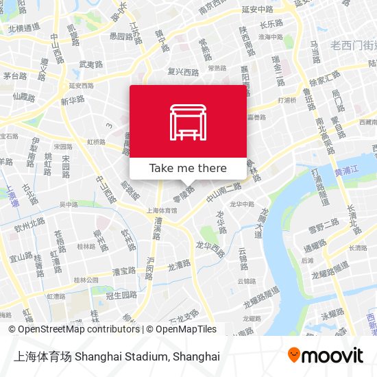 上海体育场 Shanghai Stadium map