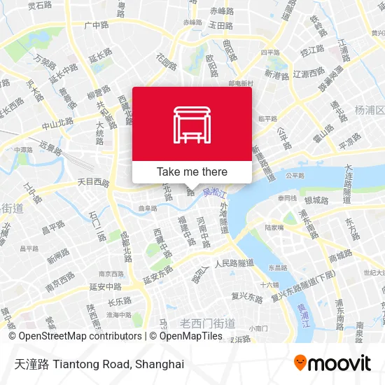 天潼路 Tiantong Road map