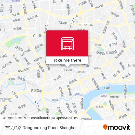 东宝兴路 Dongbaoxing Road map