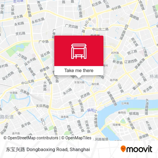 东宝兴路 Dongbaoxing Road map