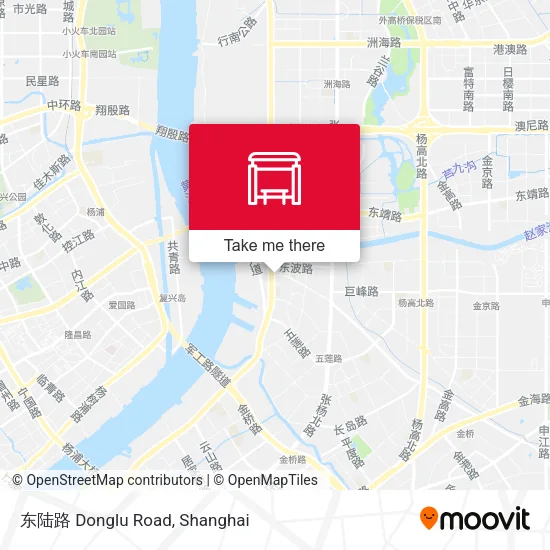 东陆路 Donglu Road map