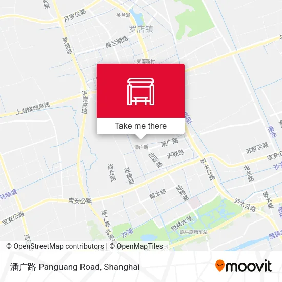 潘广路 Panguang Road map