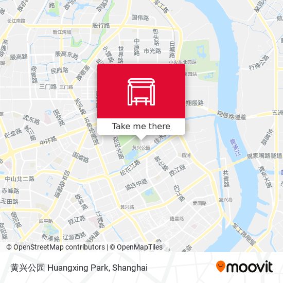 黄兴公园 Huangxing Park map
