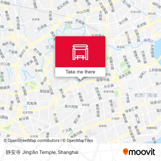 静安寺 Jing'An Temple map