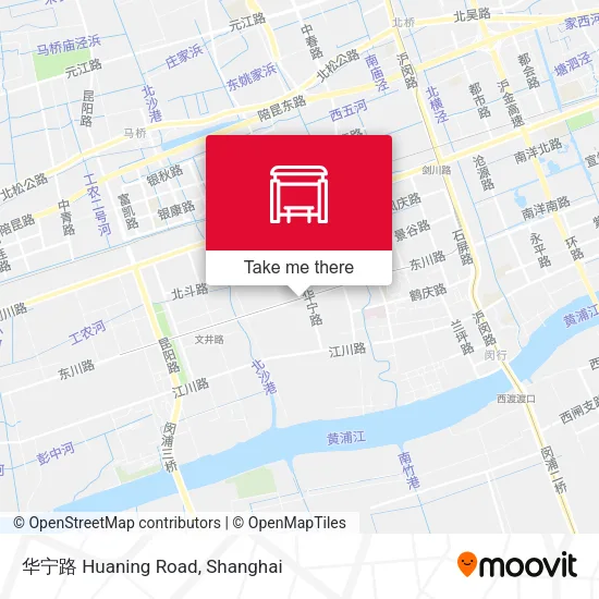 华宁路 Huaning Road map
