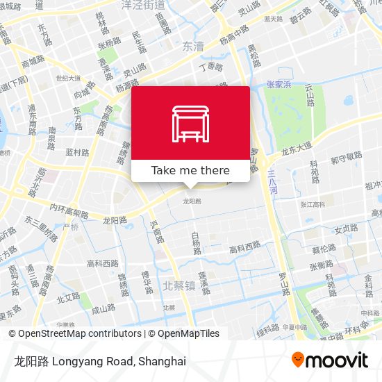 龙阳路 Longyang Road map