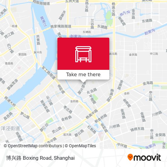 博兴路 Boxing Road map