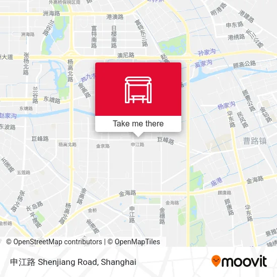 申江路 Shenjiang Road map