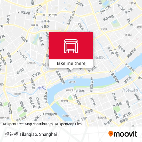 提篮桥 Tilanqiao map