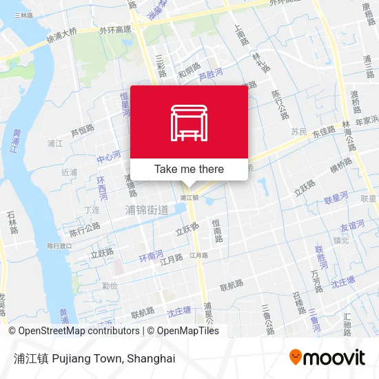 浦江镇 Pujiang Town map
