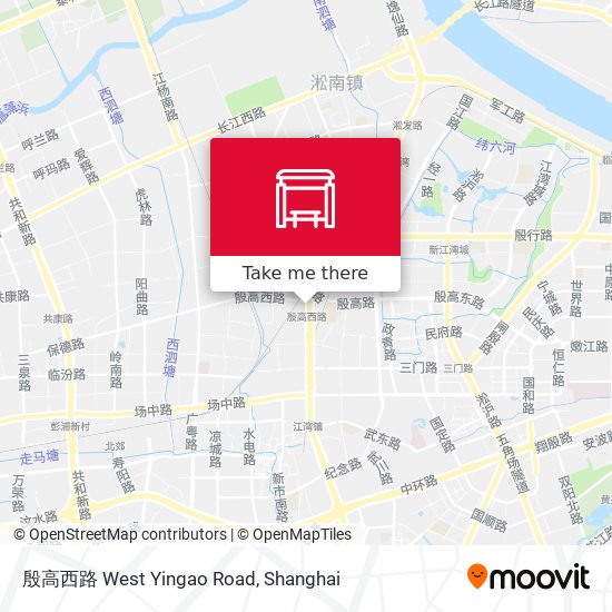 殷高西路 West Yingao Road map