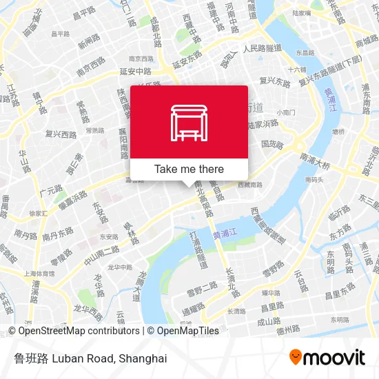 鲁班路 Luban Road map