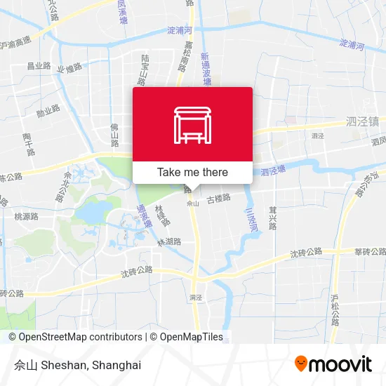 佘山 Sheshan map