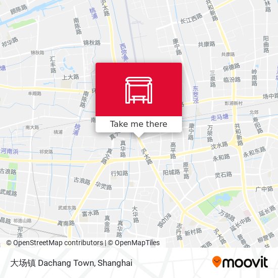 大场镇 Dachang Town map