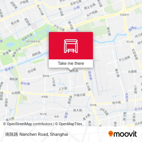 南陈路 Nanchen Road map