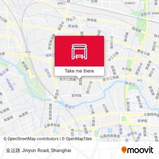 金运路 Jinyun Road map
