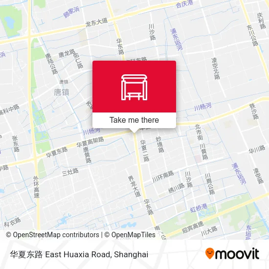 华夏东路 East Huaxia Road map
