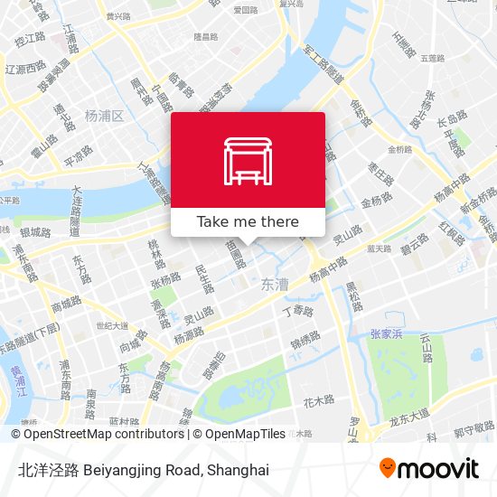 北洋泾路 Beiyangjing Road map