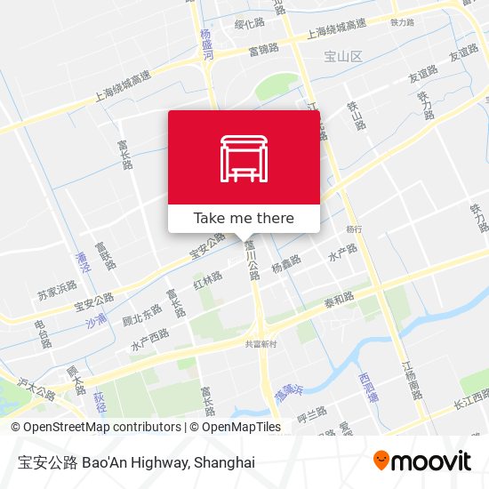 宝安公路 Bao'An Highway map