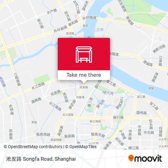 淞发路 Songfa Road map