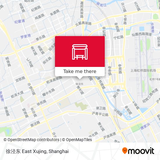 徐泾东 East Xujing map