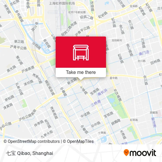 七宝 Qibao map