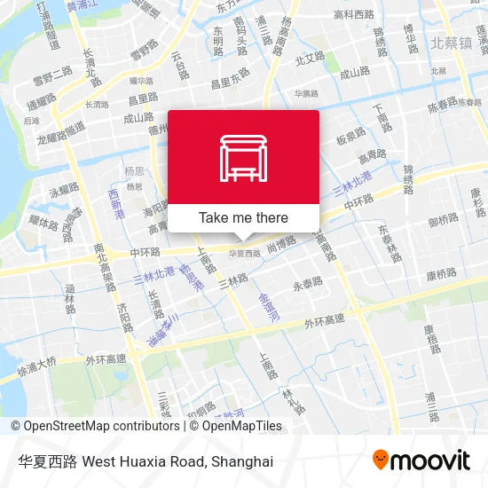 华夏西路 West Huaxia Road map