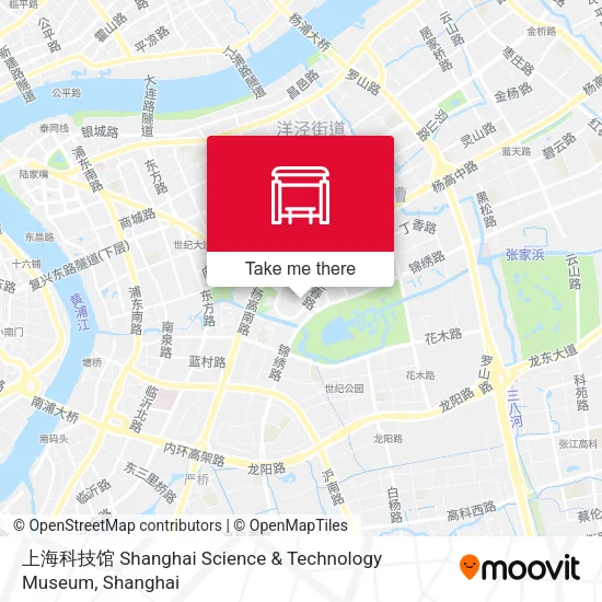 上海科技馆 Shanghai Science & Technology Museum map