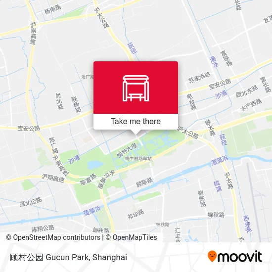 顾村公园 Gucun Park map