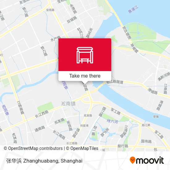 张华浜 Zhanghuabang map