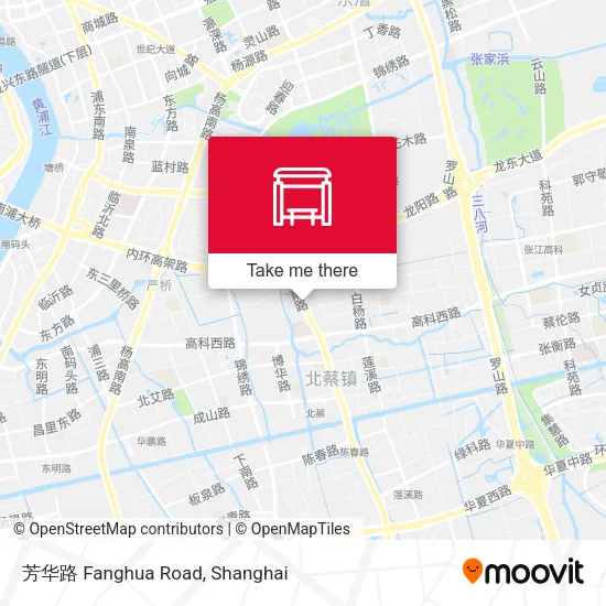 芳华路 Fanghua Road map