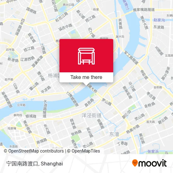 宁国南路渡口 map