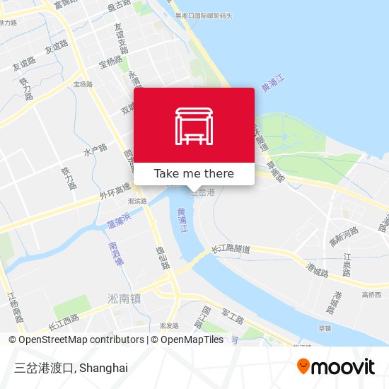三岔港渡口 map