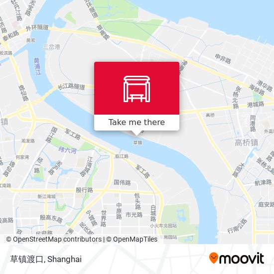 草镇渡口 map