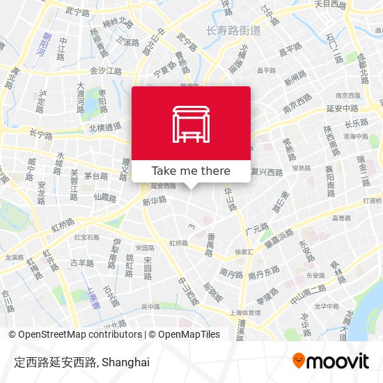 定西路延安西路 map
