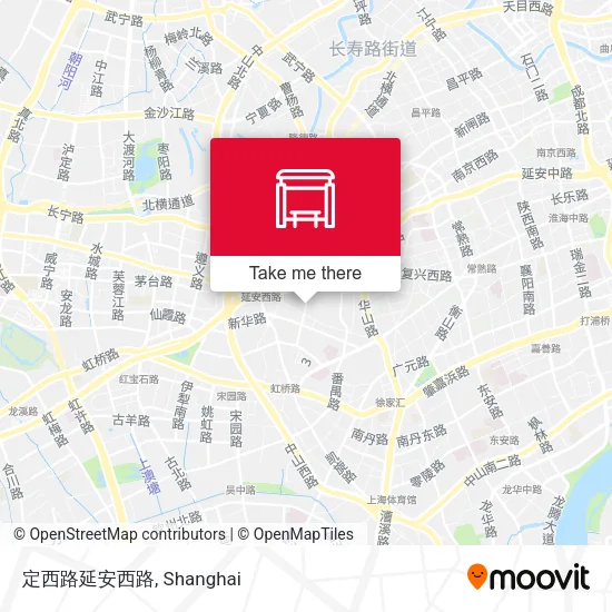 定西路延安西路 map