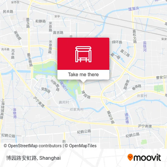 博园路安虹路 map