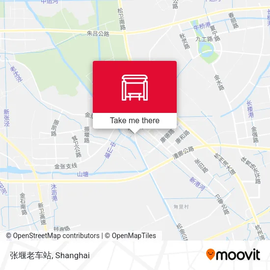 张堰老车站 map