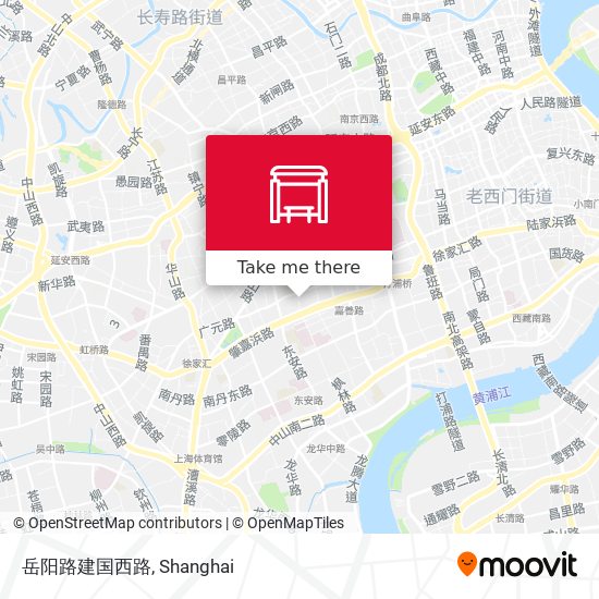 岳阳路建国西路 map