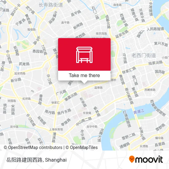 岳阳路建国西路 map