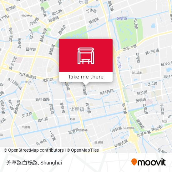 芳草路白杨路 map